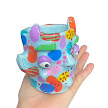 Load image into Gallery viewer, 'Contempory Colour' Lil' Pot (One-off)