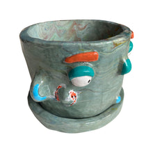 Load image into Gallery viewer, NEW Koi Pond Marble Large Plant Pot (One-Off)