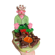Load image into Gallery viewer, Woodland Cowboy Campfire Candle Holder (One-off)