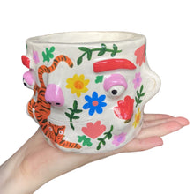 Load image into Gallery viewer, 'Colour Jungle' Chunky Pot (One-Off)