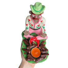 Load image into Gallery viewer, Tulips Cowboy Campfire Candle Holder (One-off)