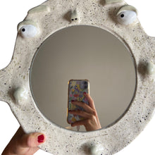 Load image into Gallery viewer, 'Neutrals' BIG Ponky Wall Mirror (one-off)