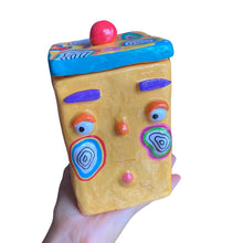Load image into Gallery viewer, 'Funky' Storage Jar (one-off)