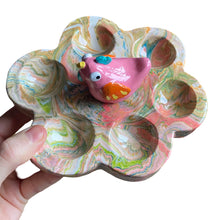 Load image into Gallery viewer, 'Colourful Marble' Egg Holder (one-off)