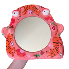 Load image into Gallery viewer, 'Pink Tiger' Stand-Up Mirror (one-off)