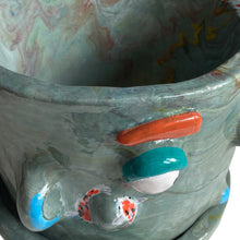 Load image into Gallery viewer, NEW Koi Pond Marble Large Plant Pot (One-Off)