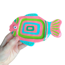 Load image into Gallery viewer, NEW 'Pink & Green' Fish Soap Dish (One-Off)