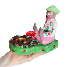 Load image into Gallery viewer, Tulips Cowboy Campfire Candle Holder (One-off)