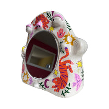 Load image into Gallery viewer, 'Boho Tiger' Stand-Up Mirror (one-off)