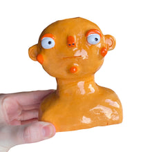 Load image into Gallery viewer, Orange Candlestick Holder (one-off)