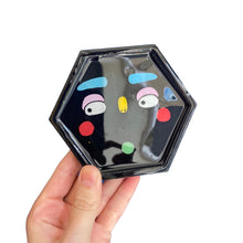 Load image into Gallery viewer, Black Singular Coaster