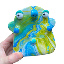 Load image into Gallery viewer, Blue + Green Marble Glasses Holders (one-off)