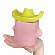 Load image into Gallery viewer, Star Man Cow Boy Pot (One-off)