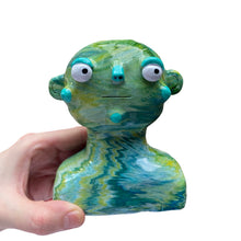 Load image into Gallery viewer, Green Marble Candlestick Holder (one-off)