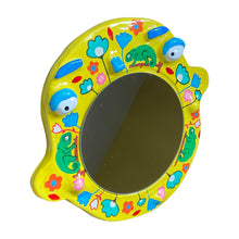 Load image into Gallery viewer, 'Tropical Chameleons' BIG Ponky Wall Mirror (one-off design)
