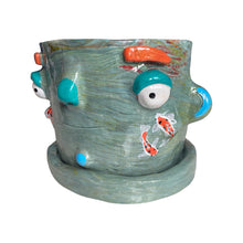 Load image into Gallery viewer, NEW Koi Pond Marble Large Plant Pot (One-Off)