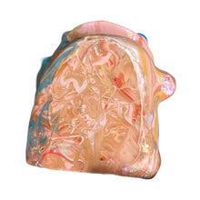 Load image into Gallery viewer, Pink + Blue Marble Glasses Holders (one-off)
