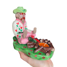 Load image into Gallery viewer, Tulips Cowboy Campfire Candle Holder (One-off)