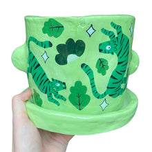 Load image into Gallery viewer, 'Green Tiger' Large Plant Pot (one-off)