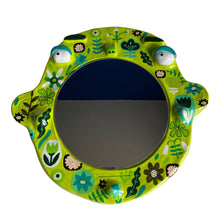 Load image into Gallery viewer, Groovy Green BIG Ponky Wall Mirror (One-Off)