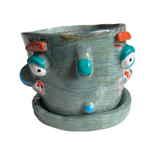 Load image into Gallery viewer, NEW Koi Pond Marble Large Plant Pot (One-Off)