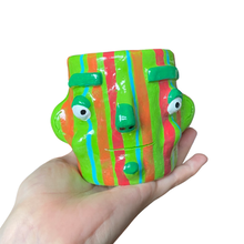 Load image into Gallery viewer, 'Vintage Stripes' Lil' Pot