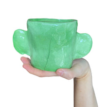Load image into Gallery viewer, 'Green Ears and Ham' Hearing Aid Holder pop