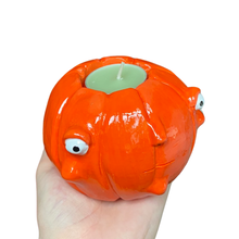 Load image into Gallery viewer, Ponky Pumpkin Tealight Candle Holder