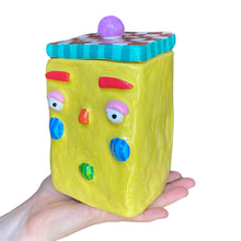 Load image into Gallery viewer, 'Bold Stripes' Storage Jar (One-Off)