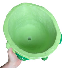 Load image into Gallery viewer, 'Green Tiger' Large Plant Pot (one-off)