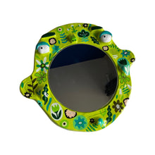 Load image into Gallery viewer, Groovy Green BIG Ponky Wall Mirror (One-Off)