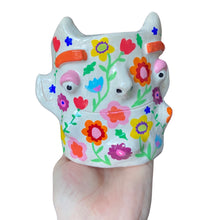 Load image into Gallery viewer, 'A Floral Burst' Devil Pot (one-off)