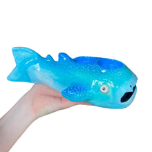 Load image into Gallery viewer, Aquamarine Whale Shark Tealight Candle Holder (One-Off)