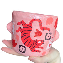 Load image into Gallery viewer, 'Red Tiger' Chunky Pot (One-Off)