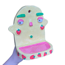 Load image into Gallery viewer, NEW 'Strawberry Summer' Ponky Wall Shelf (One-Off)