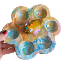 Load image into Gallery viewer, 'Colourful Marble' Egg Holder (one-off)