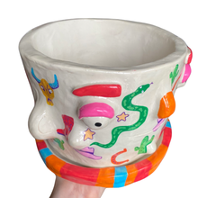 Load image into Gallery viewer, 'Wild West' Large Plant Pot (One-Off)