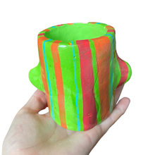 Load image into Gallery viewer, 'Vintage Stripes' Lil' Pot
