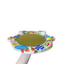 Load image into Gallery viewer, 'Italian Tablescape' BIG Ponky Wall Mirror (one-off)