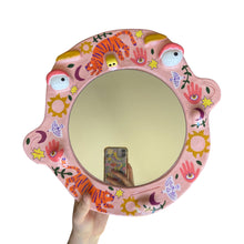 Load image into Gallery viewer, 'Boho Tigers' BIG Ponky Wall Mirror (one-off)