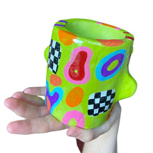 Load image into Gallery viewer, 'Groovin in Green' Pot (one-off)