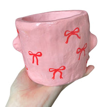 Load image into Gallery viewer, 'Bows' Chunky Pot (One-Off)