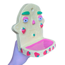 Load image into Gallery viewer, NEW 'Strawberry Summer' Ponky Wall Shelf (One-Off)