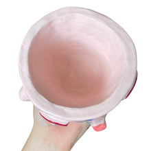 Load image into Gallery viewer, 'Pink Floral' Chunky Pot (One-Off)