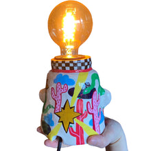 Load image into Gallery viewer, 'Wild West Graphics' Lamp Base (One-Off)