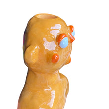 Load image into Gallery viewer, Orange Candlestick Holder (one-off)