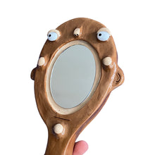 Load image into Gallery viewer, Hand-Held 'Neutral Earth Tone' Mirror