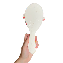 Load image into Gallery viewer, Hand-Held 'Primary Colour Stripes' Mirror