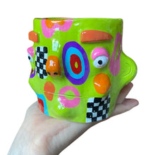 Load image into Gallery viewer, 'Groovin in Green' Pot (one-off)