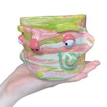 Load image into Gallery viewer, 'Wibbly Snakes' Chunky Pot (One-Off)